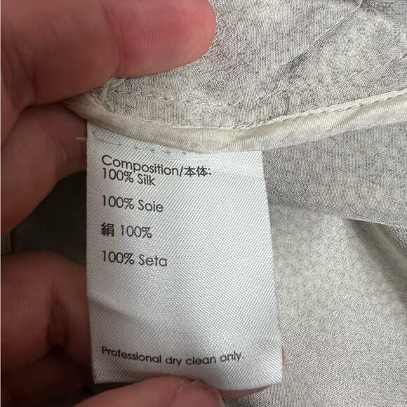 3.1 Phillip Lim Silk Drape asymmetrical shift Dress Brown Cream Barneys 8 - Picture 5 of 6